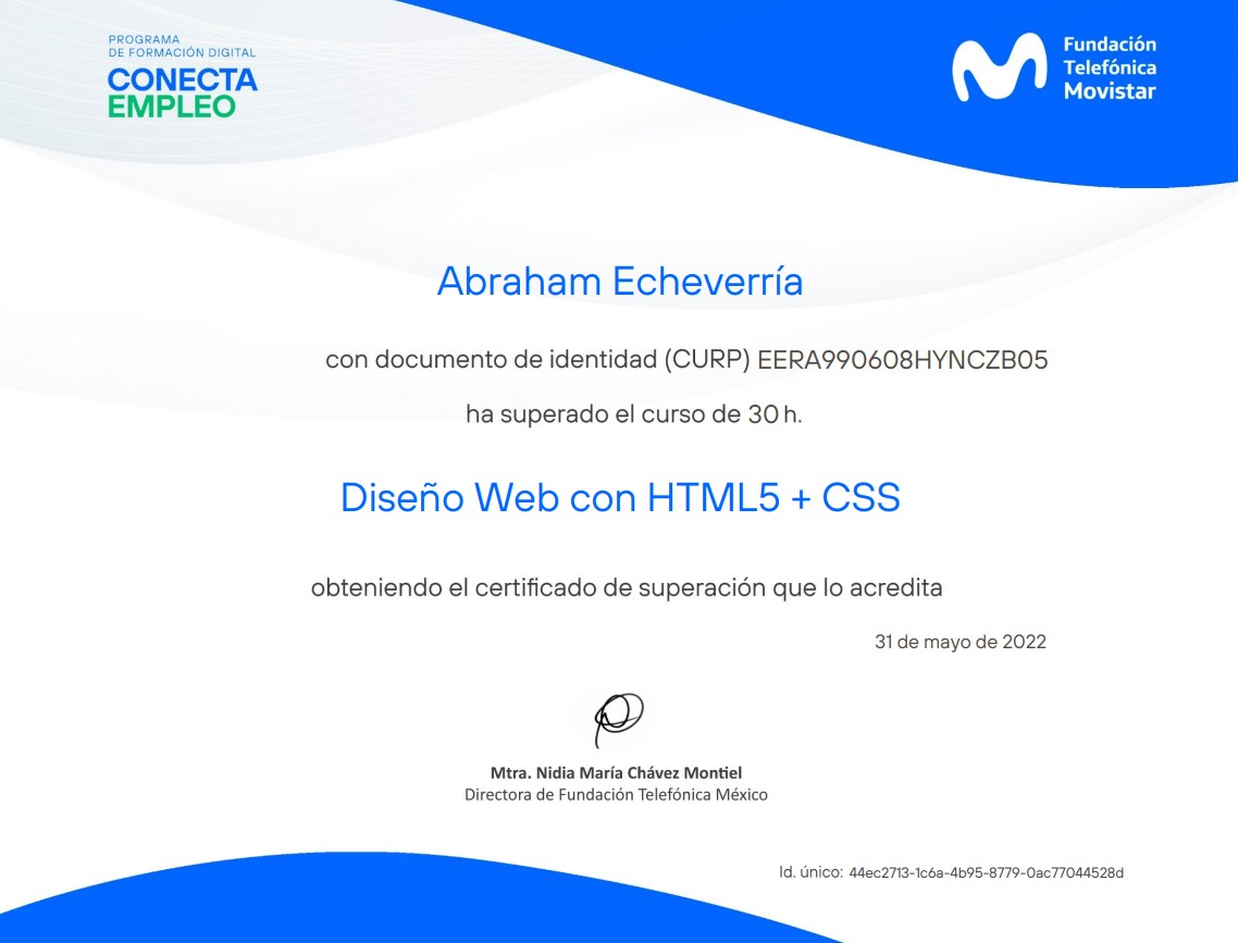 certificado